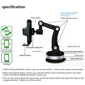 Multifunctional Car Phone Stand