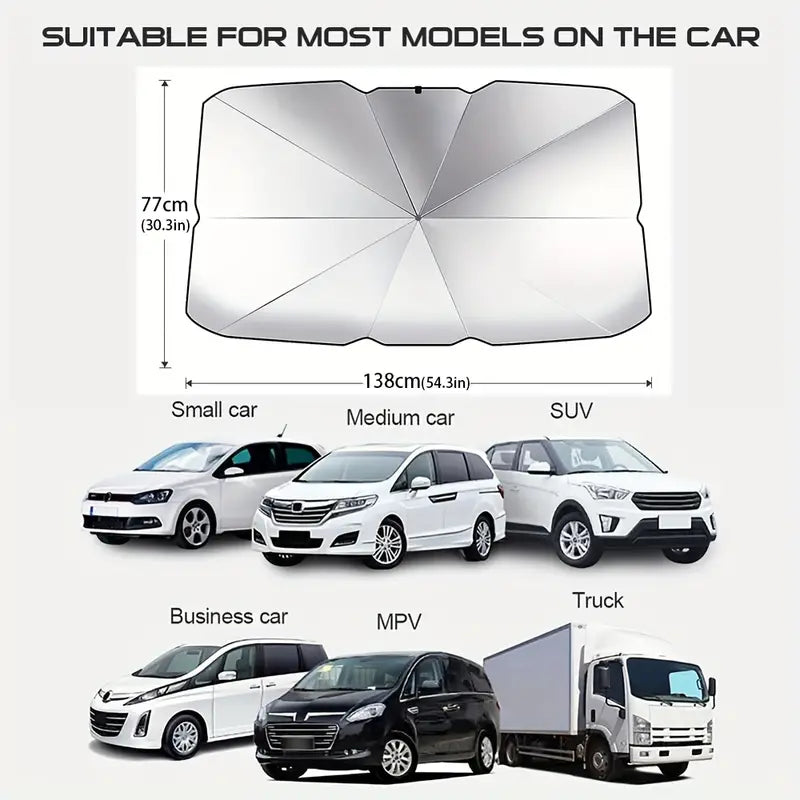 Foldable Car Windshield Sunshade!