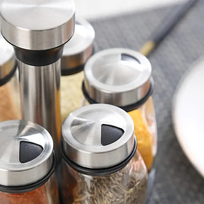 6-Jar Seasoning Organizer Holder