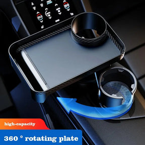 Car Cup Holder with Attachable Food Eating Tray