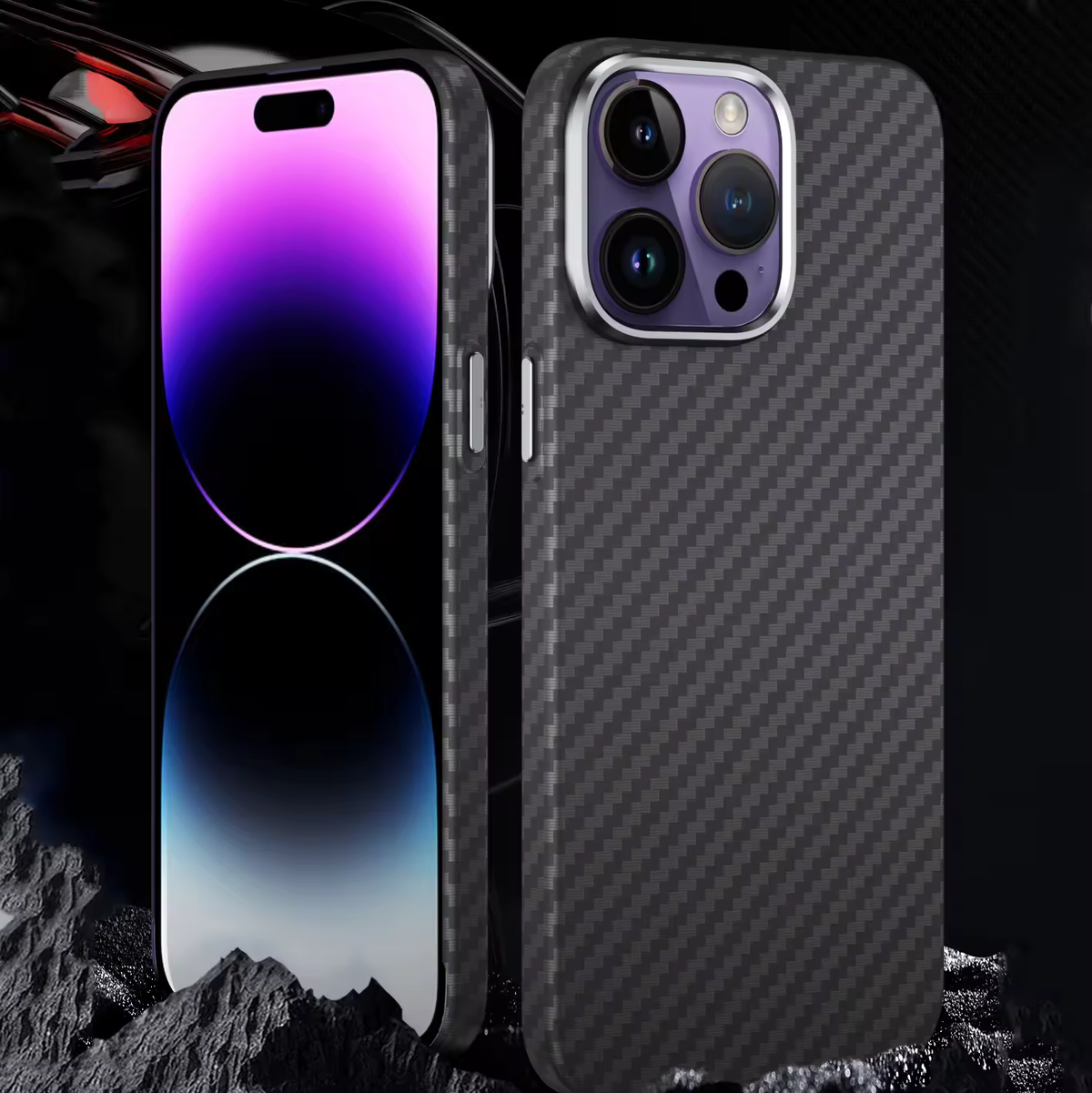 Ultra-Thin Carbon Fiber 360 Phone Case