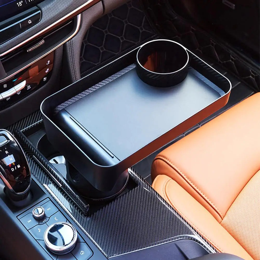 Car Cup Holder with Attachable Food Eating Tray