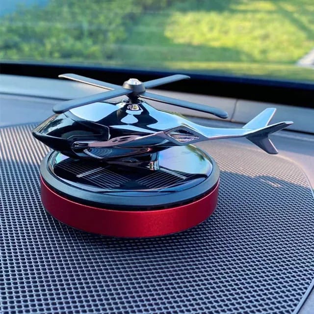 Metal Solar Helicopter Car Air Freshener