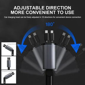 Four-in-one Car Phone Charger